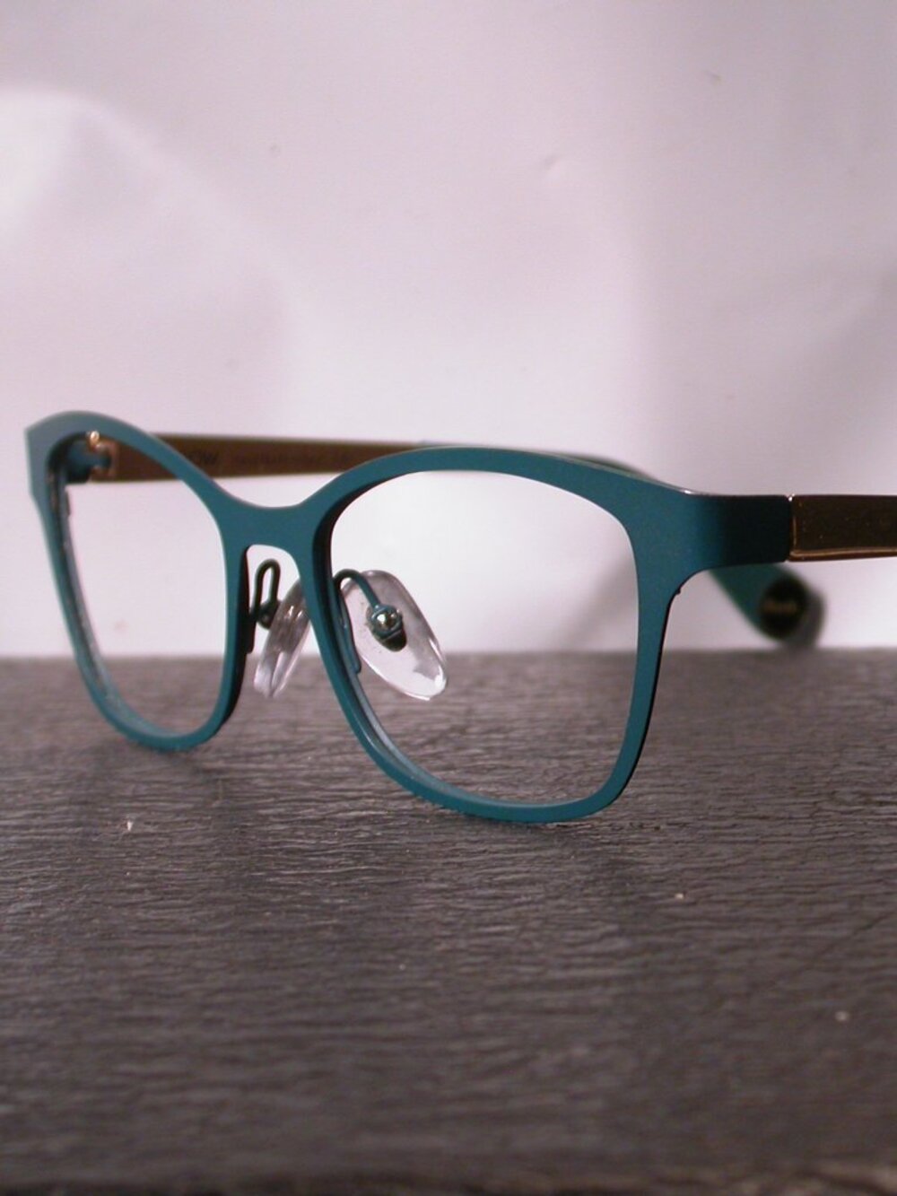 WOOW Gold Rush Blue Green Designer Eyeglasses Frames Made in Italy